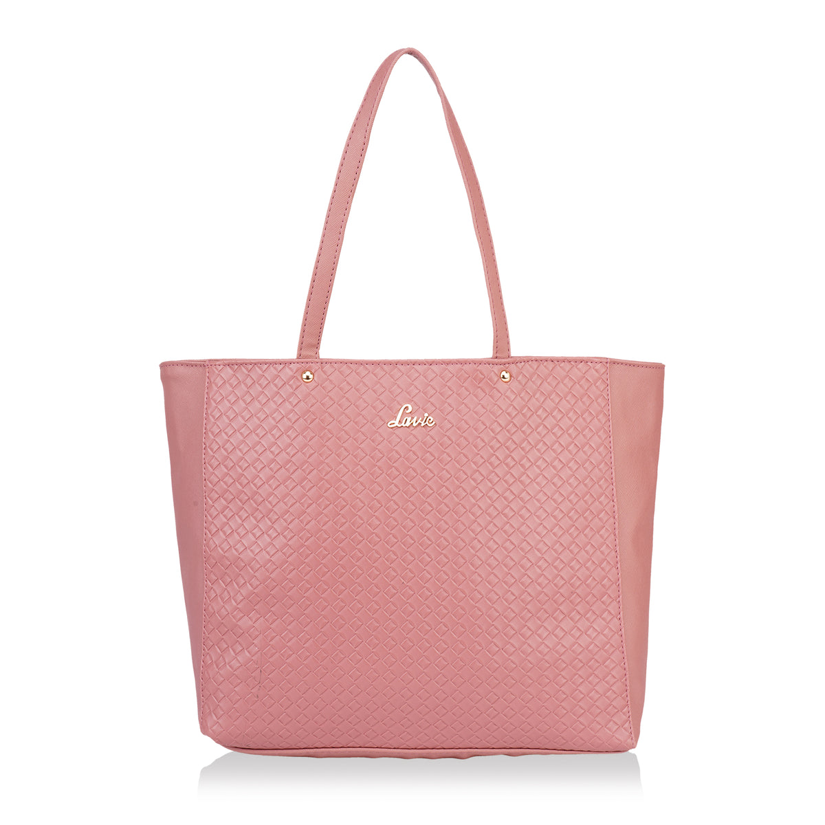 Lavie pink solid shoulder on sale bag