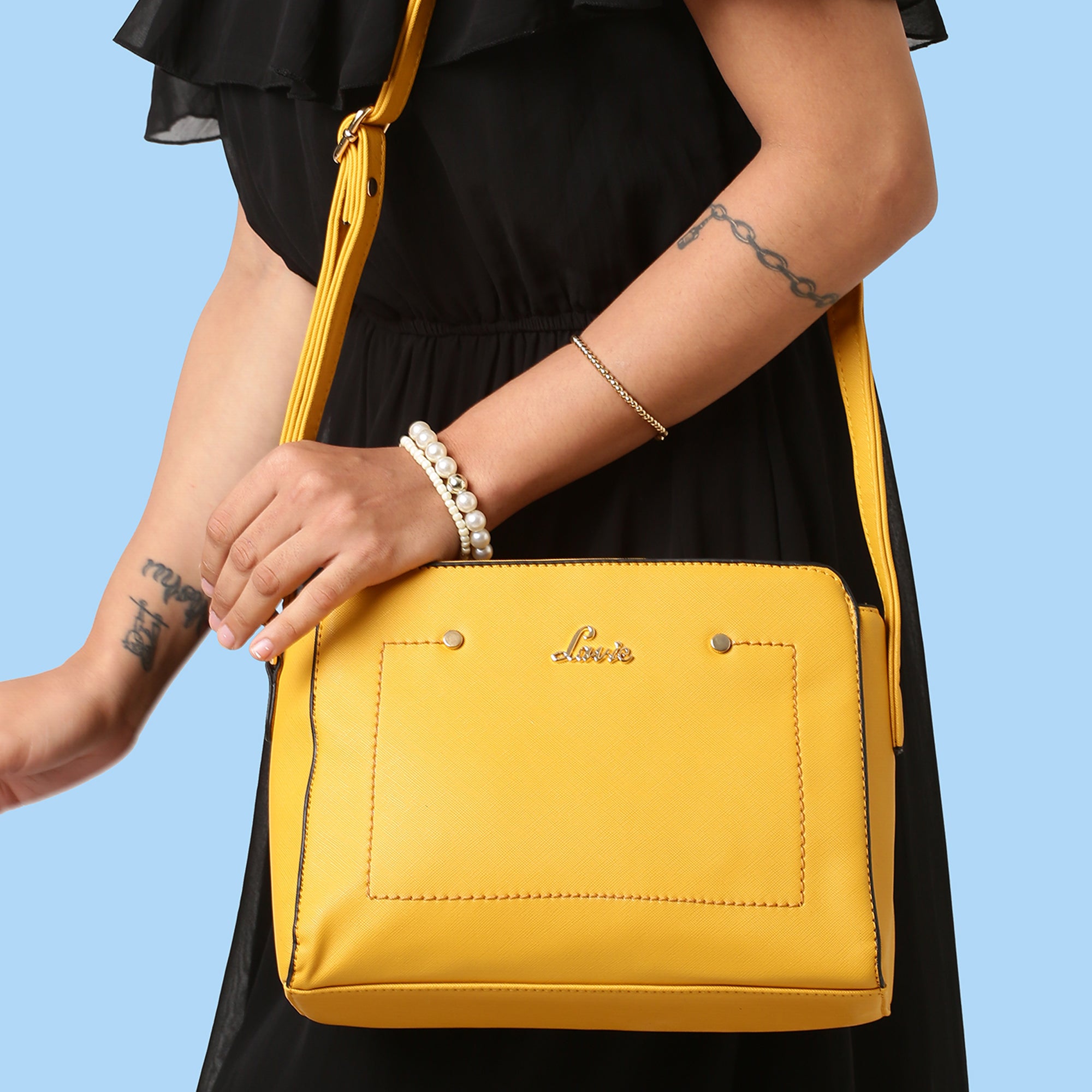 Lavie yellow handbag hot sale