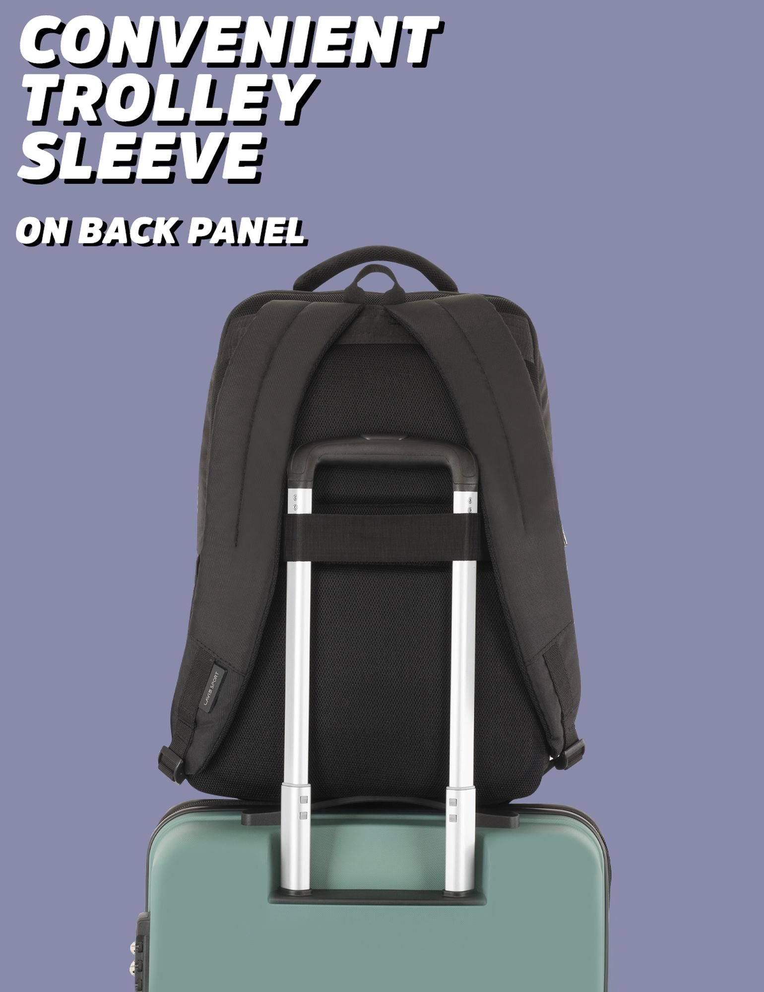 Backpack suitcase sleeve on sale