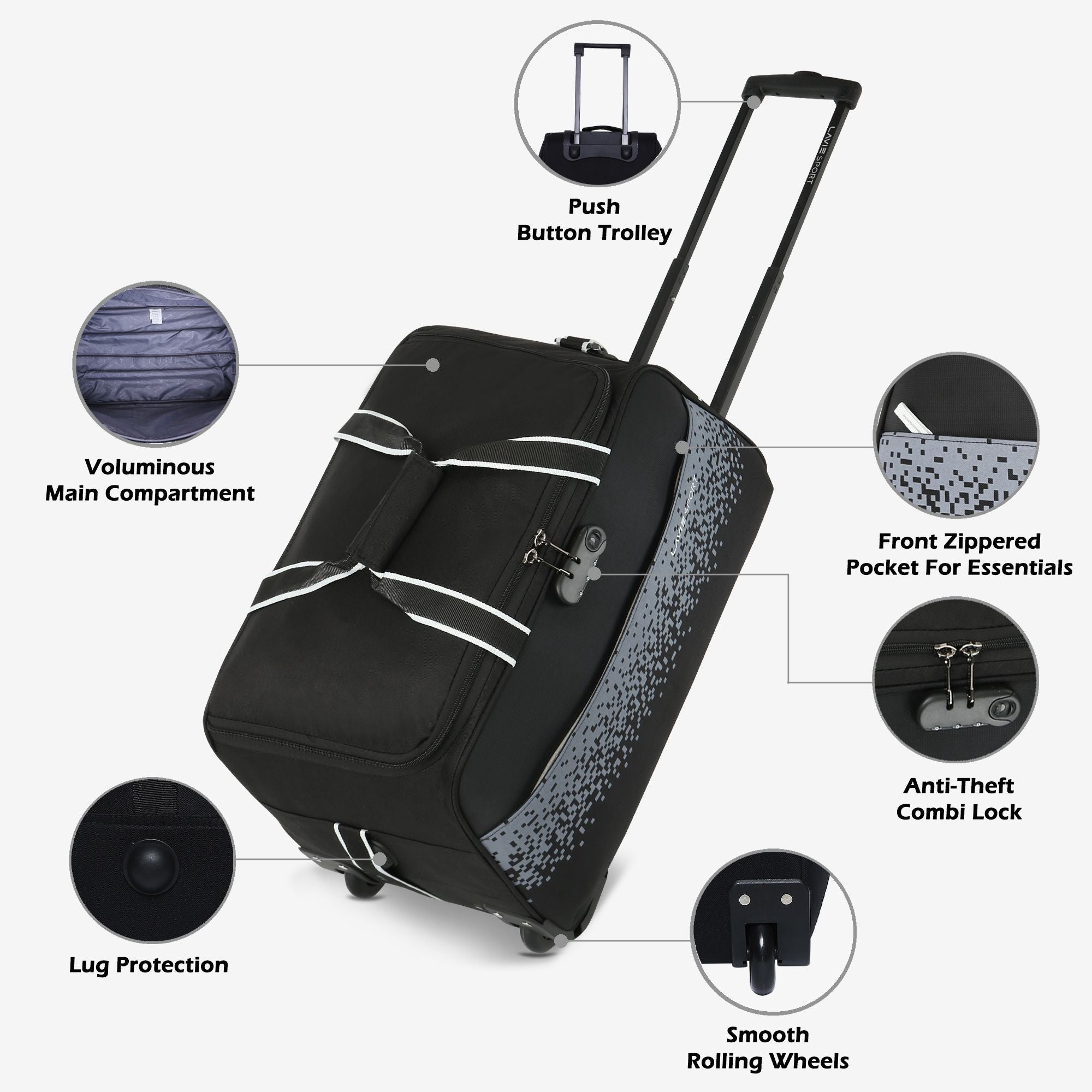 Cabin duffle bag with wheels online