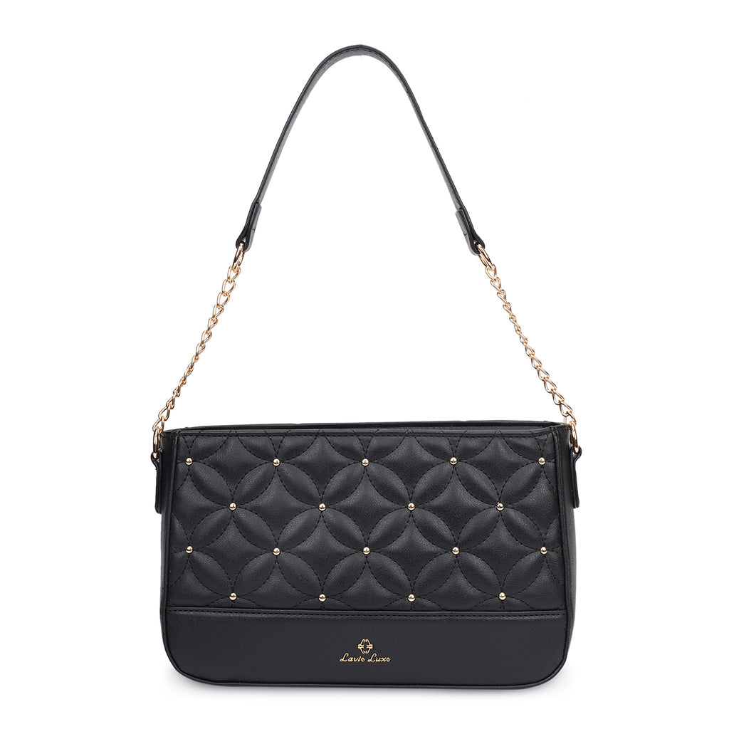 Lavie Luxe Black Small Women's Blixen Hobo Bag