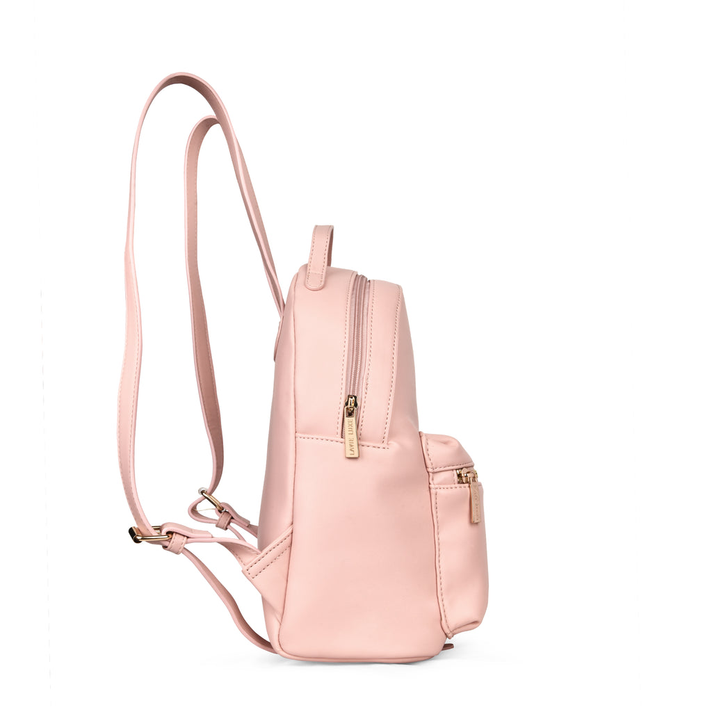 Lavie Luxe Light Pink Medium Women's Waffle Girl's Backpack