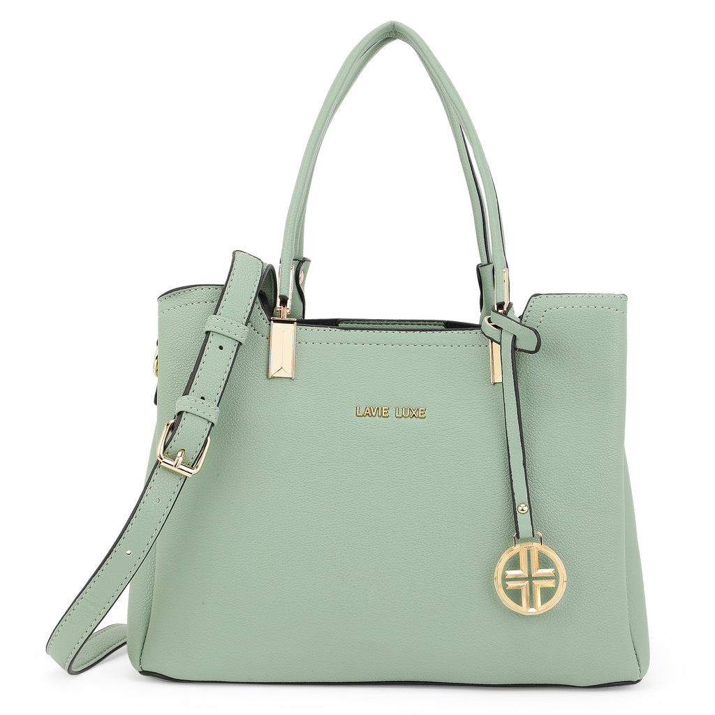 Lavie Luxe Mint Medium Women's Azura 23 3 Compartments Satchel Bag