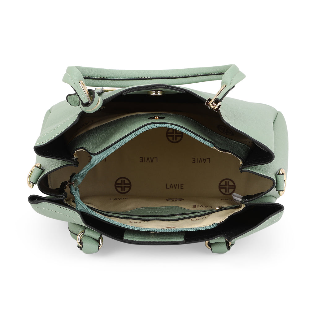 Lavie Luxe Mint Medium Women's Azura 23 3 Compartments Satchel Bag