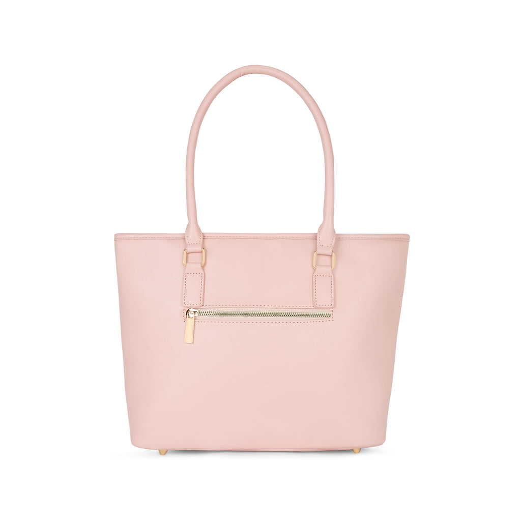 Lavie Luxe Light Pink Large Women's Sherry Tote Bag