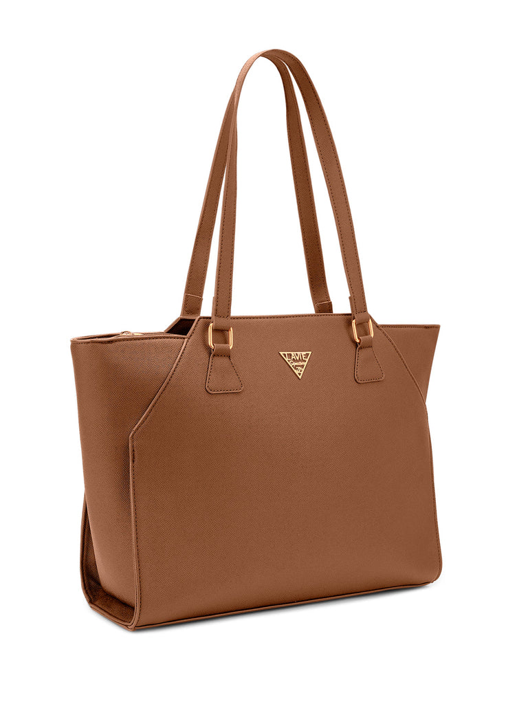 Lavie Signature Alaska Pro Large Tan Womens Tote