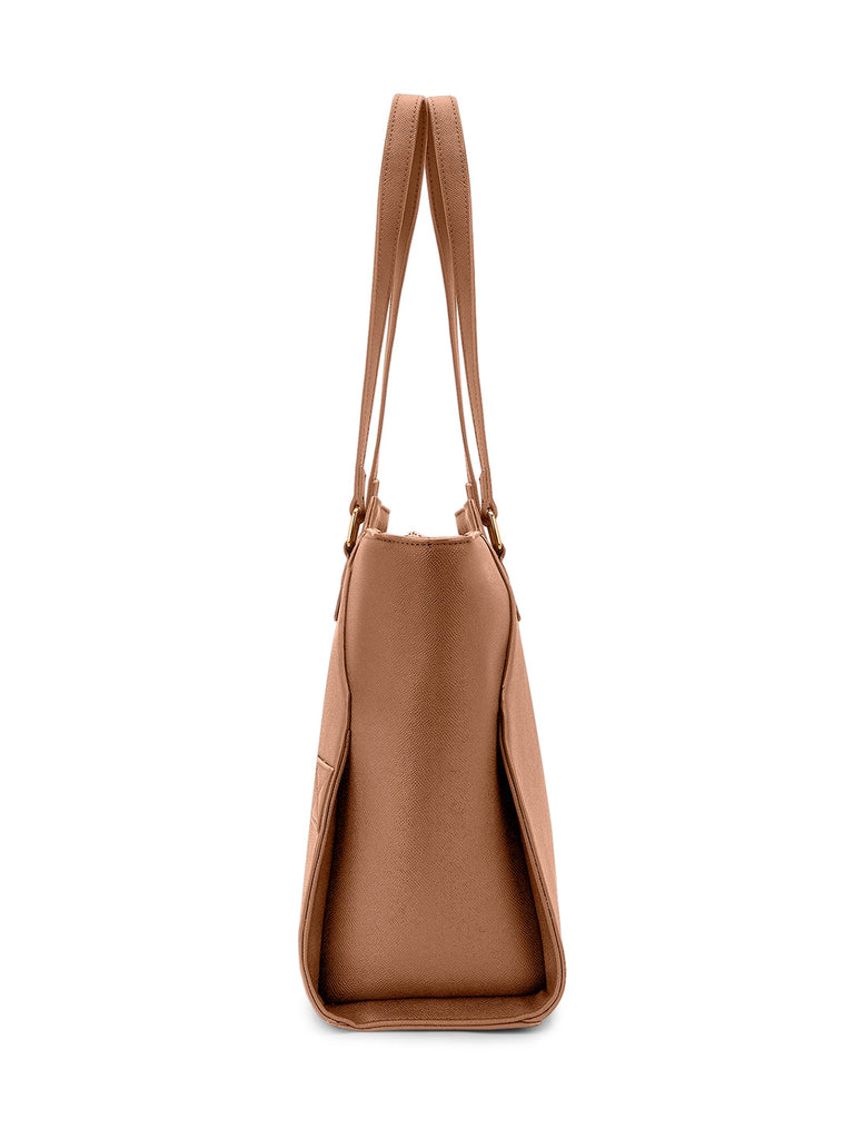 Lavie Signature Alaska Pro Large Tan Womens Tote