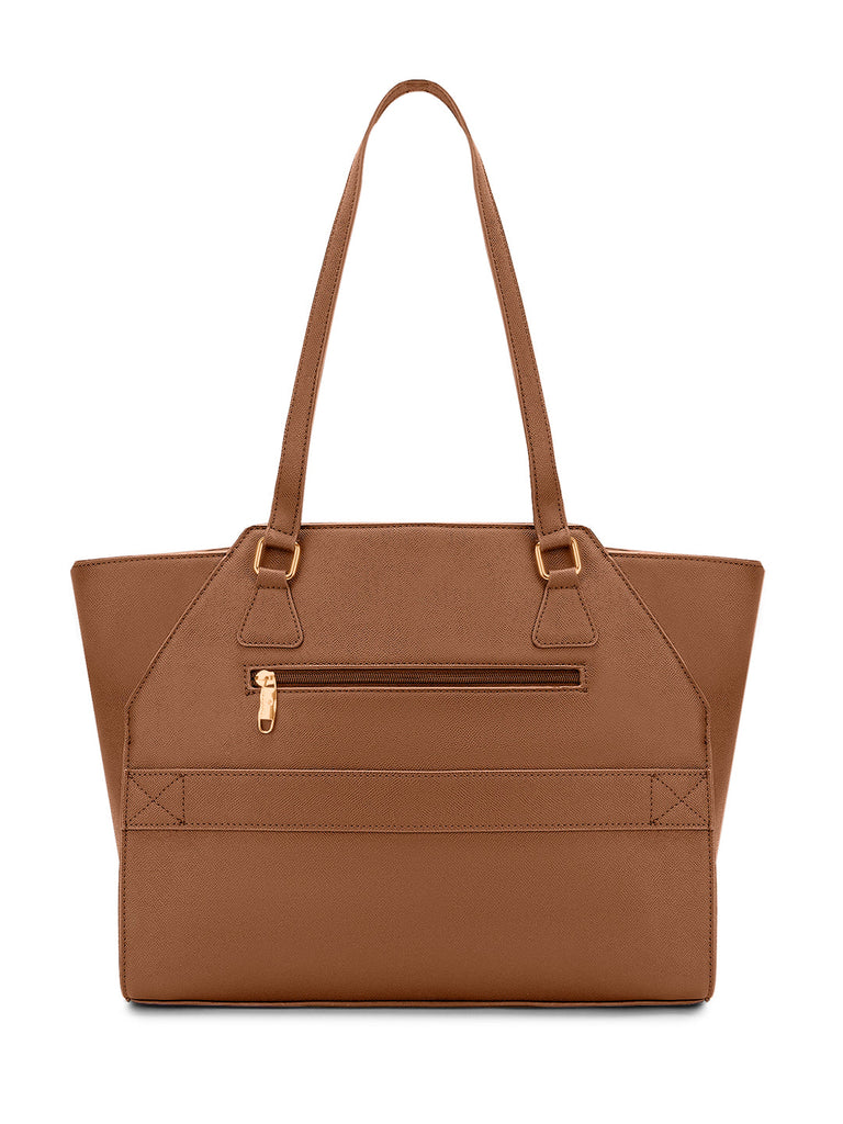 Lavie Signature Alaska Pro Large Tan Womens Tote