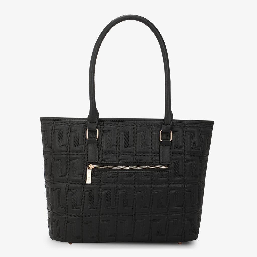 Lavie Luxe Jerry Black Large Women's Tote