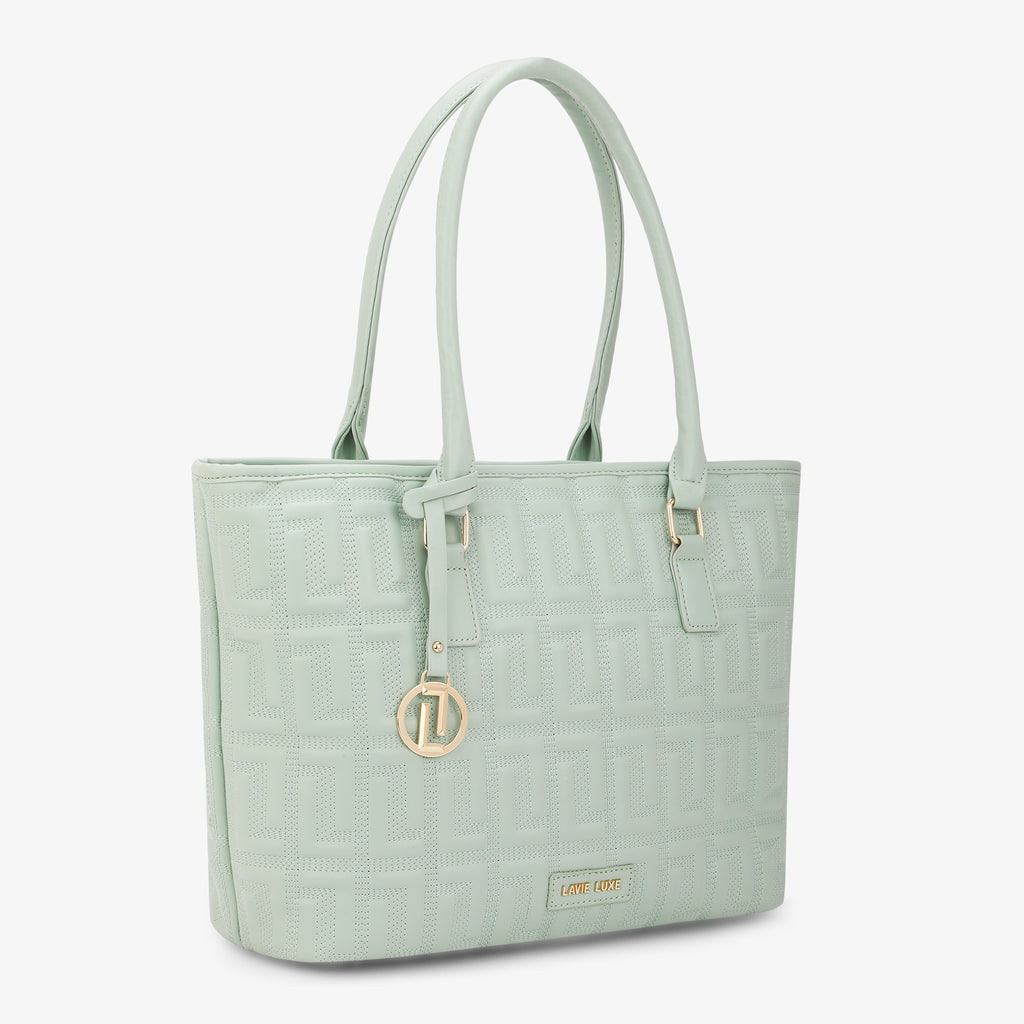 Lavie Luxe Jerry Mint Large Women's Tote