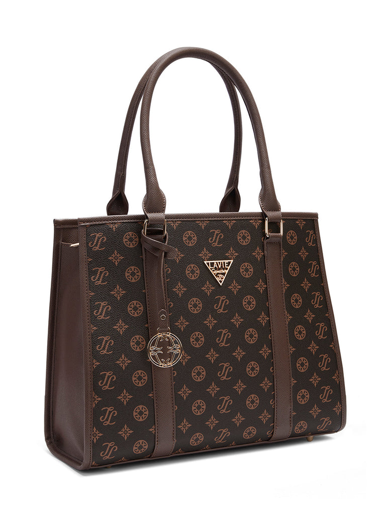 Lavie Signature Chicago Large Choco Womens Satchel