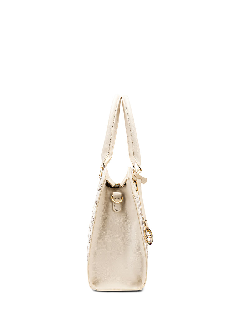 Lavie Signature Manhattan Medium Off White Womens Satchel