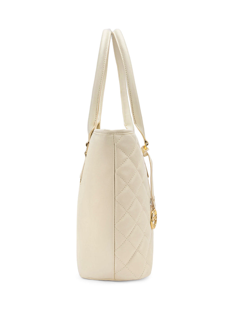 Lavie Signature Boston Large Off White Womens Tote Bag