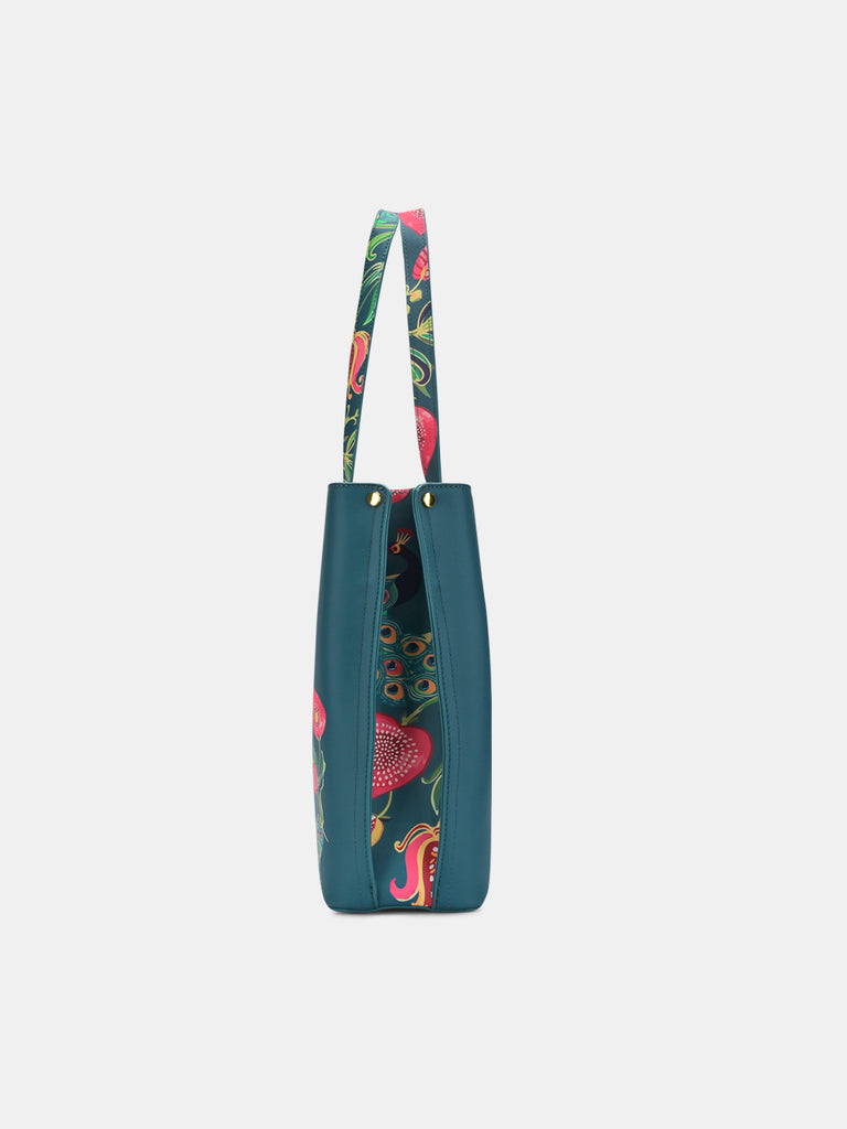 Abutilon Print Large Tote Bag