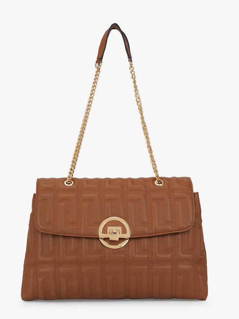 Edel Large Flap Satchel Bag