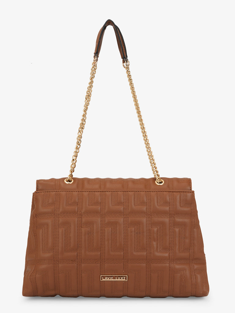 Edel Large Flap Satchel Bag