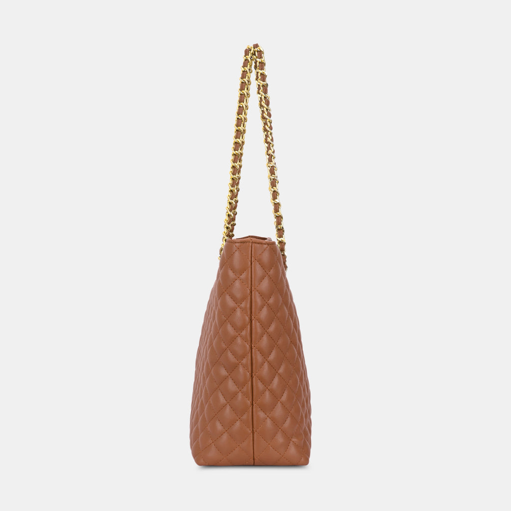 Lavie Luxe Query Tan Large Women's Tote