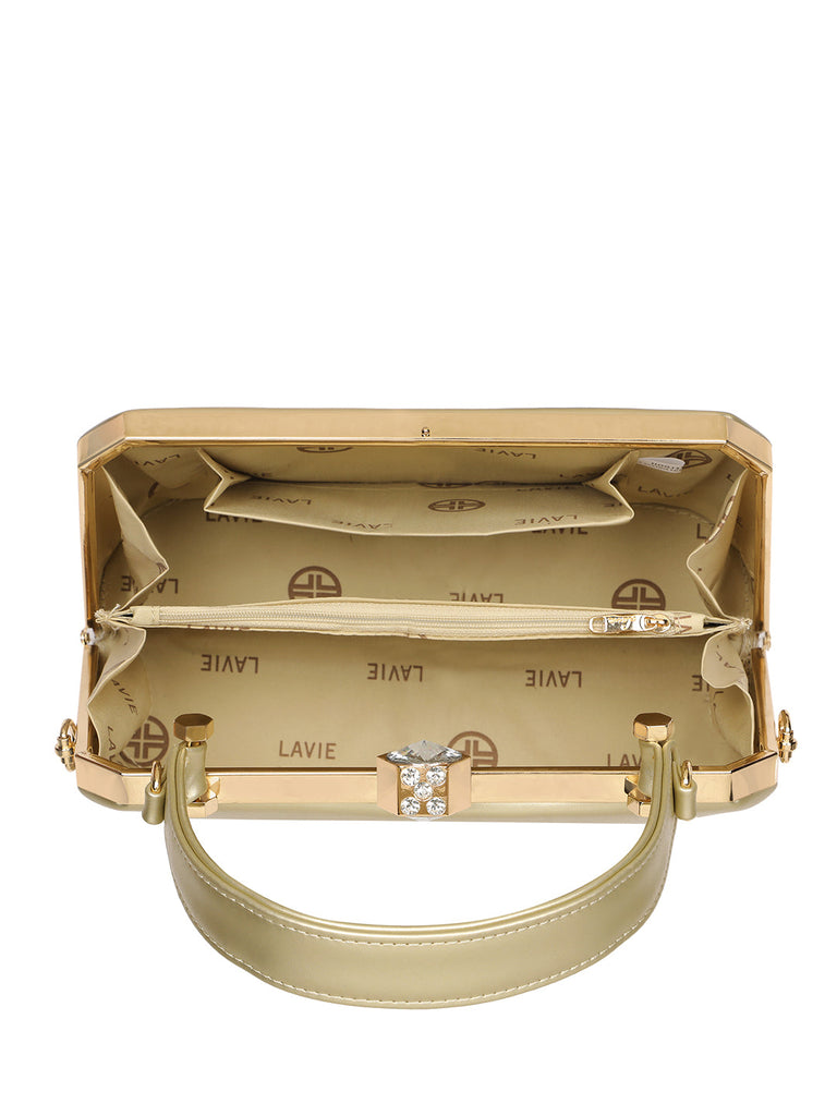 Lavie Signature Gaum Gold Large Women's Frame Bag