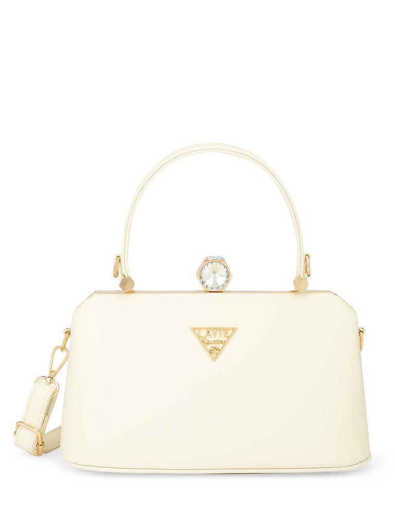 Lavie Signature Gaum Off White Large Women's Frame Bag