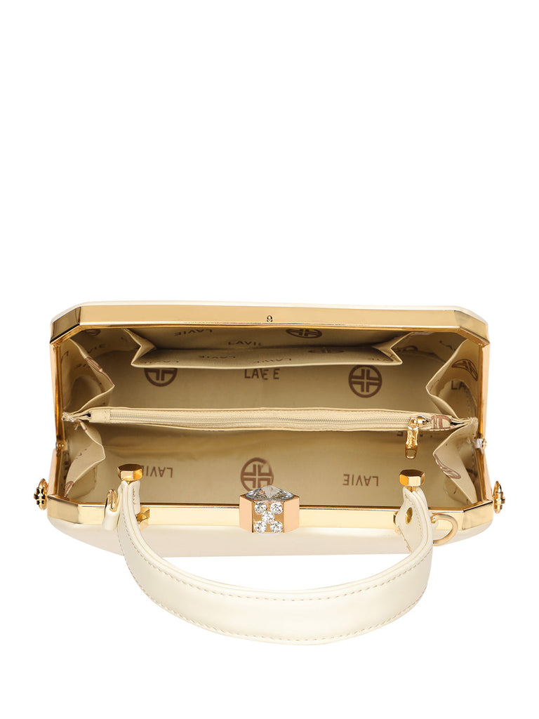 Lavie Signature Gaum Off White Large Women's Frame Bag