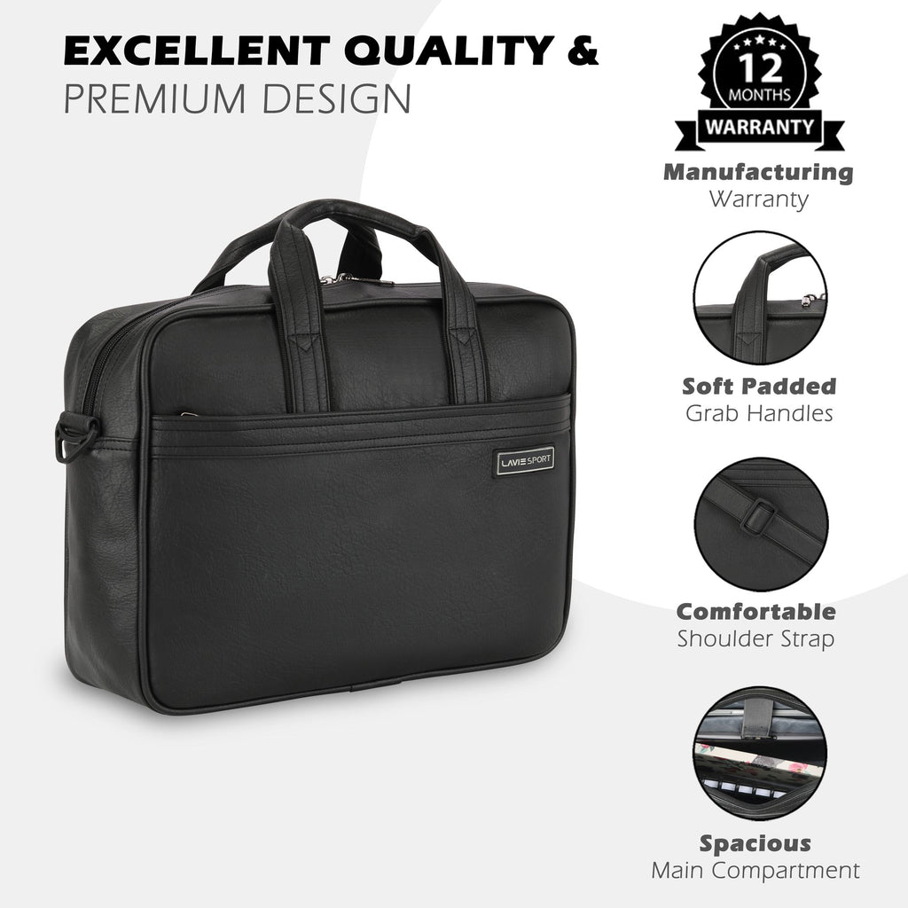 Lavie_Sport_1_Compartment_Director_Unisex_Laptop_briefcase_Bag_Black