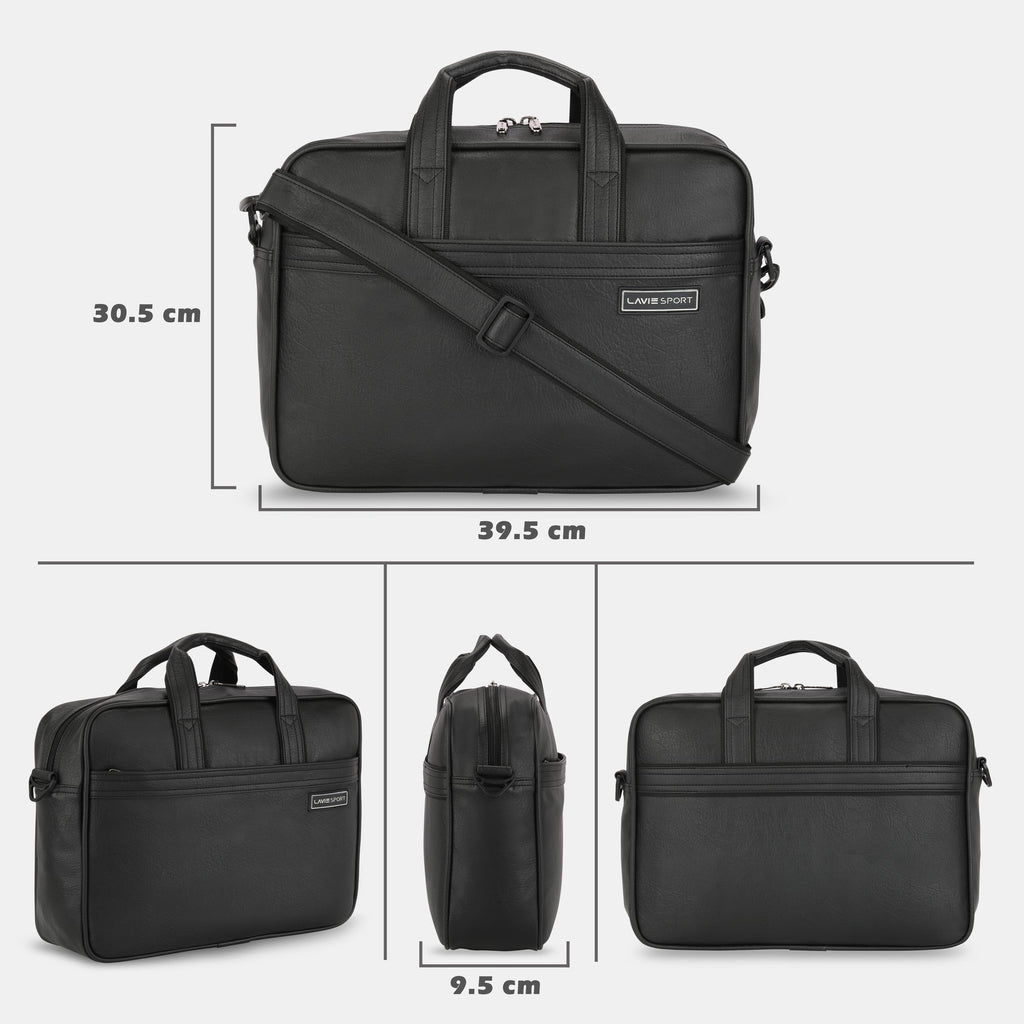 Lavie_Sport_1_Compartment_Director_Unisex_Laptop_briefcase_Bag_Black