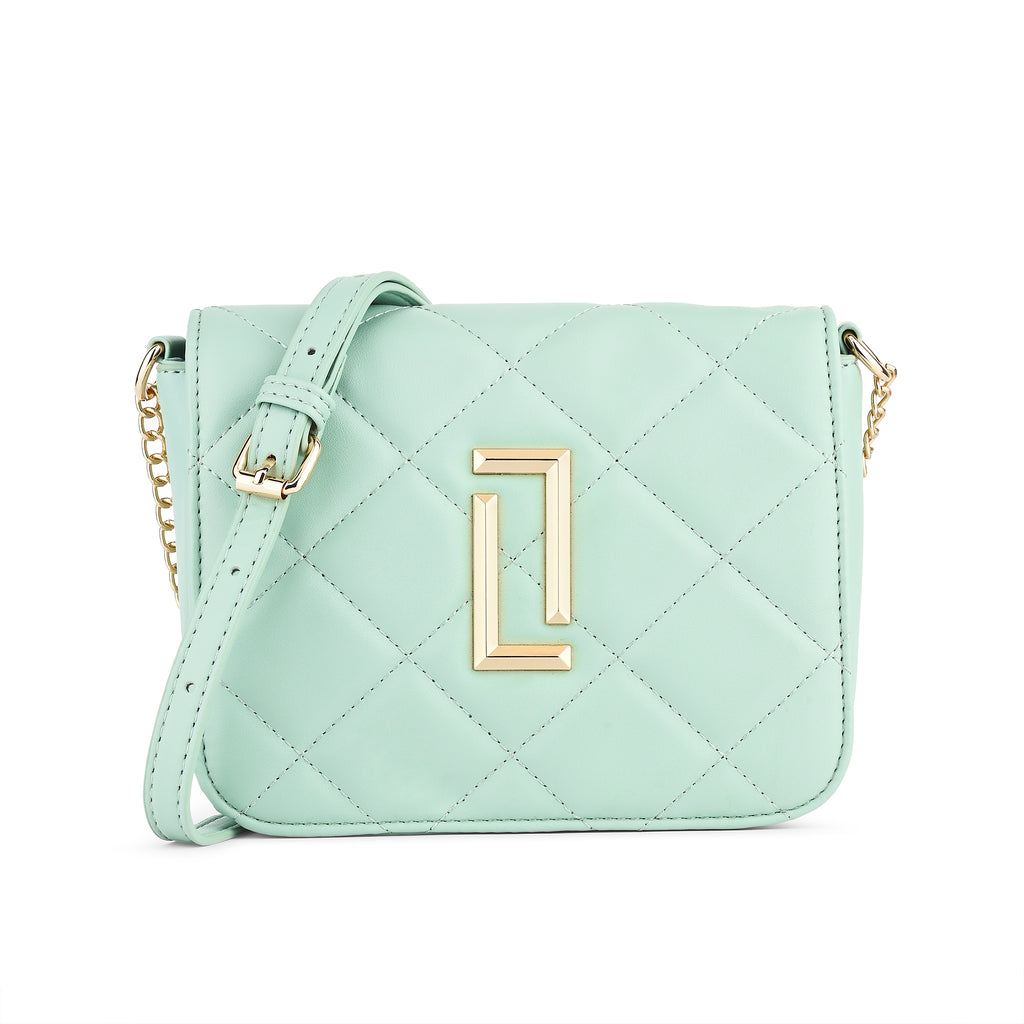 Lavie Luxe Mint Small Women's Carol Flap Sling Bag