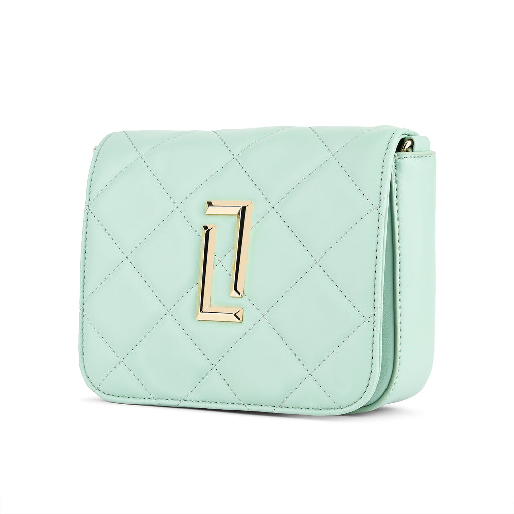 Lavie Luxe Mint Small Women's Carol Flap Sling Bag