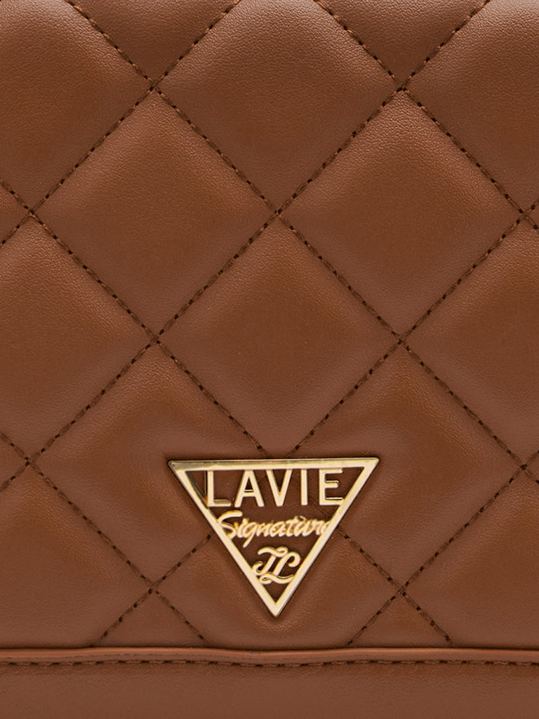 Lavie Signature Atlanta Small Tan Womens Sling Bag