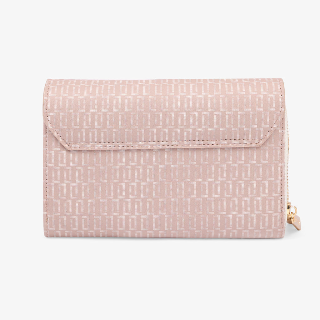 Lavie Luxe Sally Pink Large Women's Sling Wallet