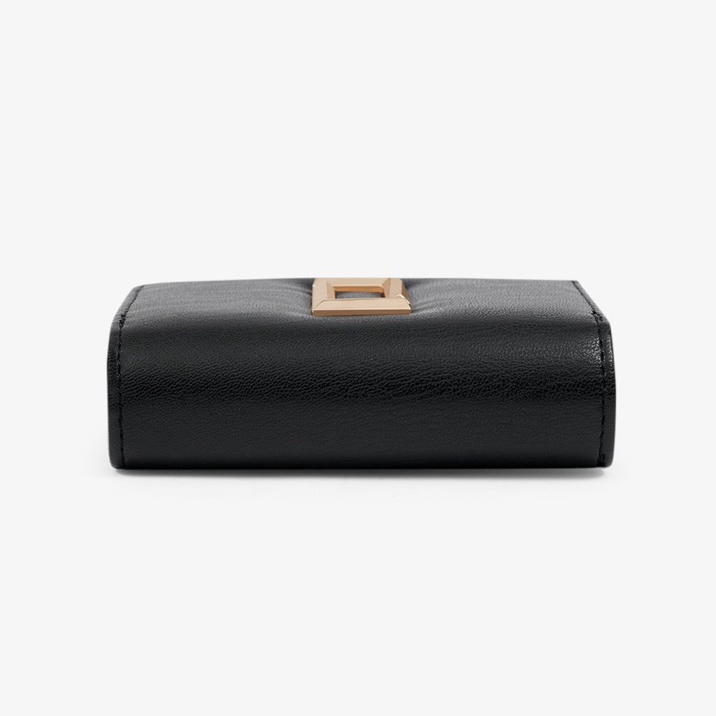 Lavie Luxe flap24 Black Small Women's Bifold wallet