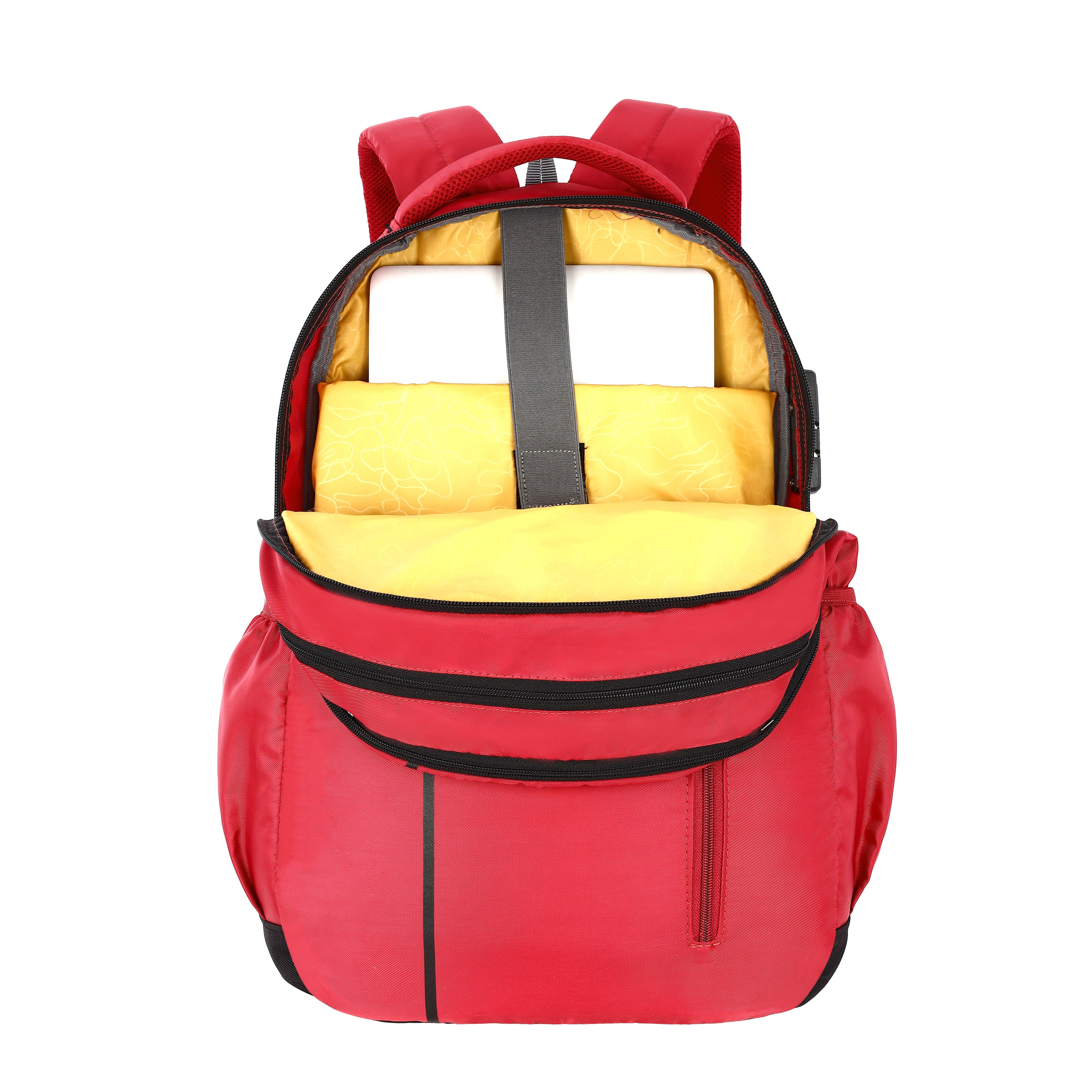 Red book bag online with strap