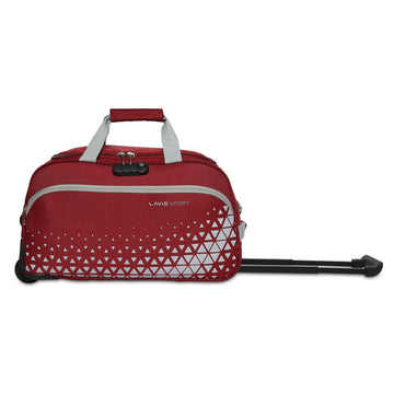 Lavie_Sport_53.5_cms_Anti-theft_Arrow_Wheel_Duffle_Bag_|_Red