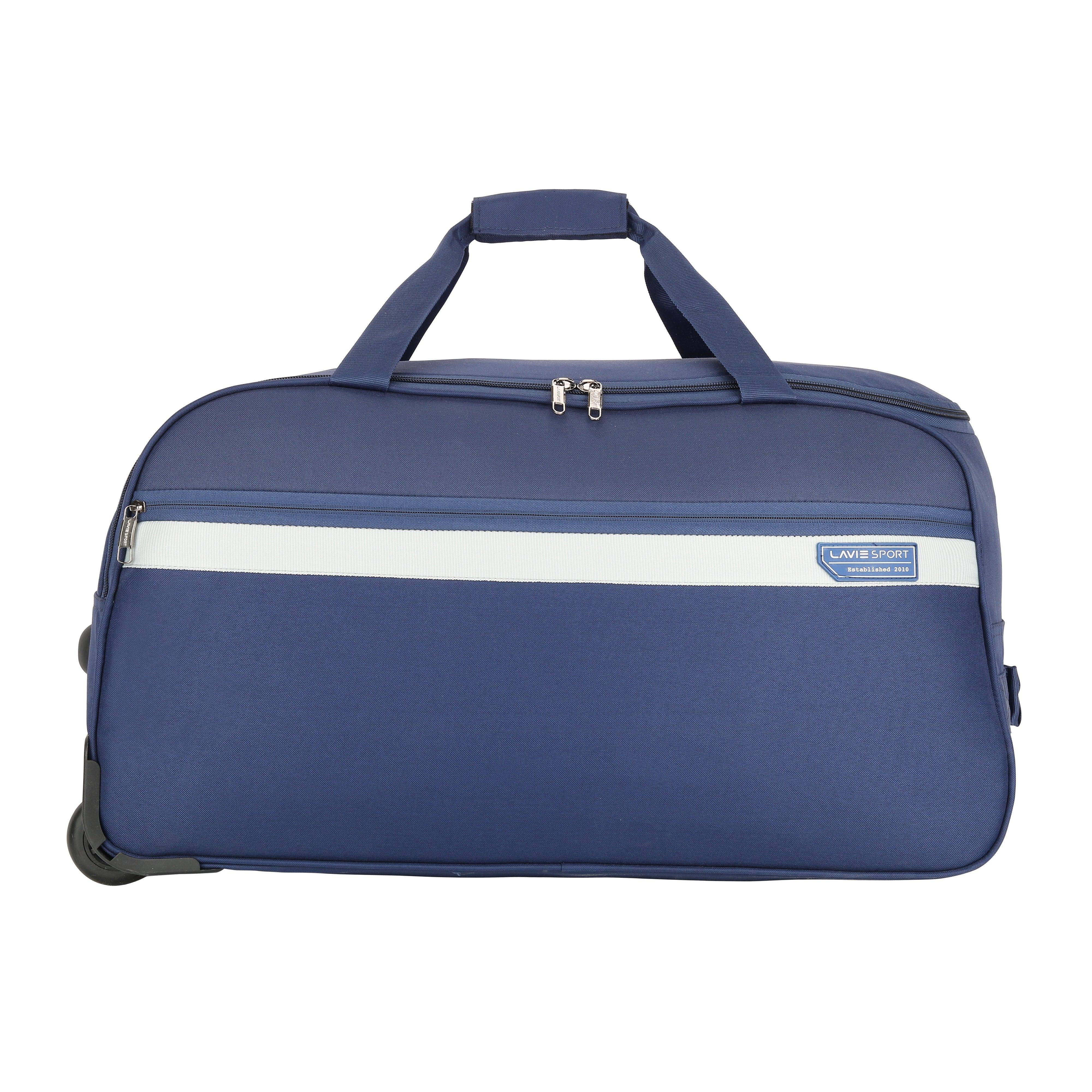 Buy Lavie Sport Polar X Navy Medium Duffle Trolley Bag Online At Best Price  @ Tata CLiQ