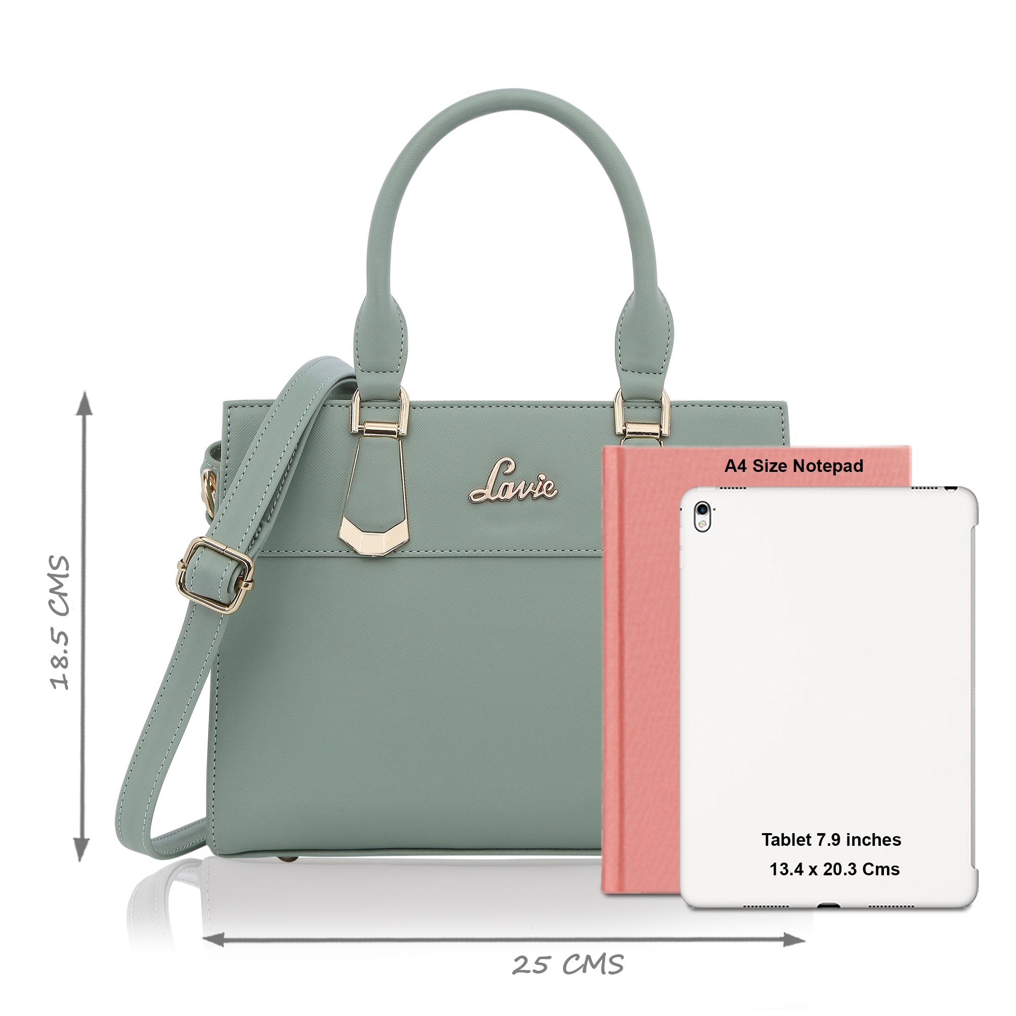 Lavie Women's Glossy Valle Dome Satchel Bag | Ladies Purse Handbag -  Shopping-mela.com