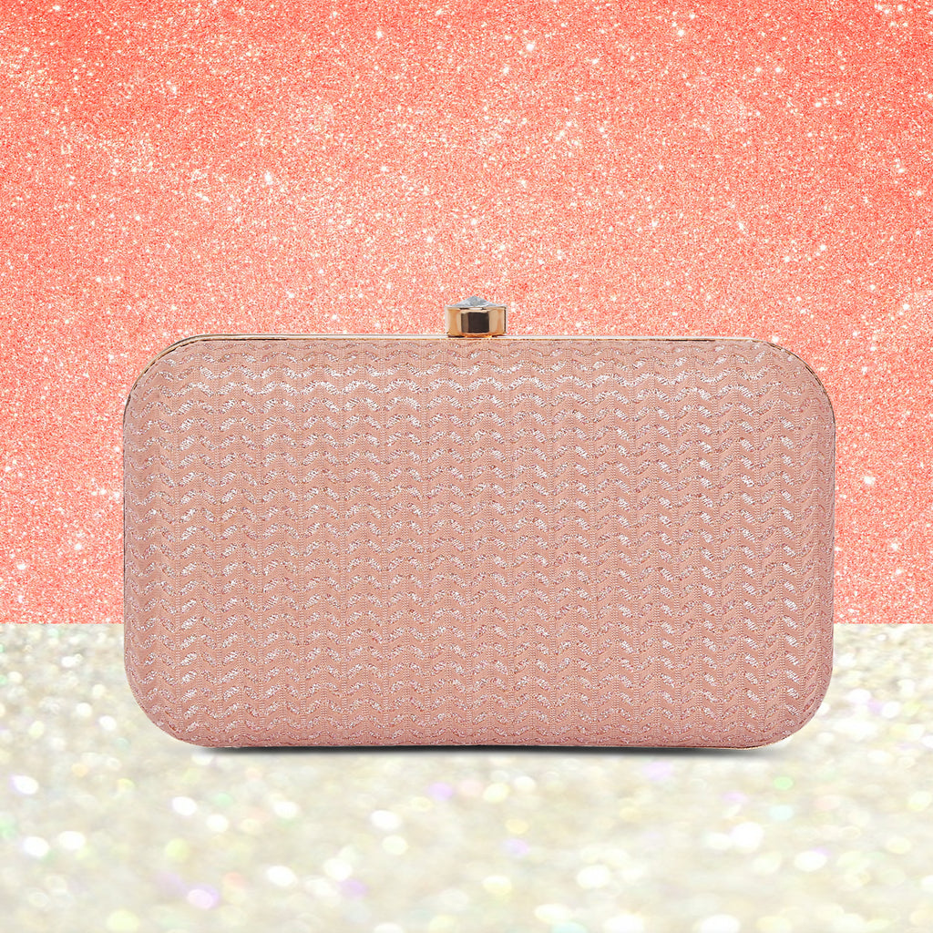 Lavie Sparkle Women's Framed Clutch Purse Small Rose Pink